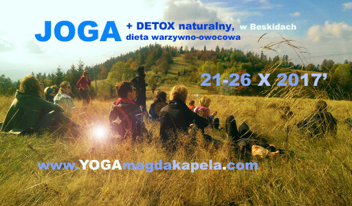 Magda Kapela jesienny detoks joga i detox 2017