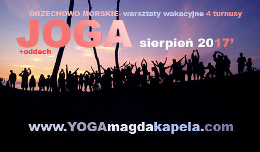 Yoga Magda Kapela wakacje nad morzem z jogą 2017