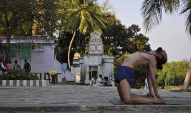 Krystian Mesjasz, Ashtanga joga, Indie, Mysore,