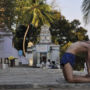 Krystian Mesjasz, Ashtanga joga, Indie, Mysore,